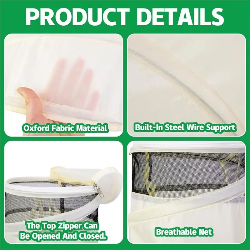 SOFT-Shielding Cover For Winter Protection, Winter Collars Protective Cover Freeze Protection Roses Bush Cover For Protecting