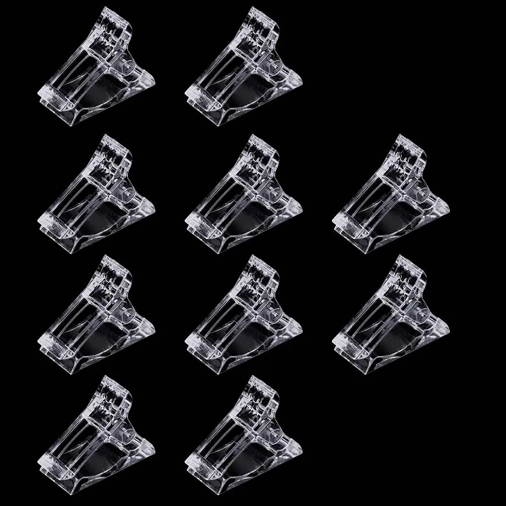 

Nail Tips Clip for Quick Building Polygel nail forms Nail clips for polygel Finger Nail Extension UV LED Builder Clamps Manicure