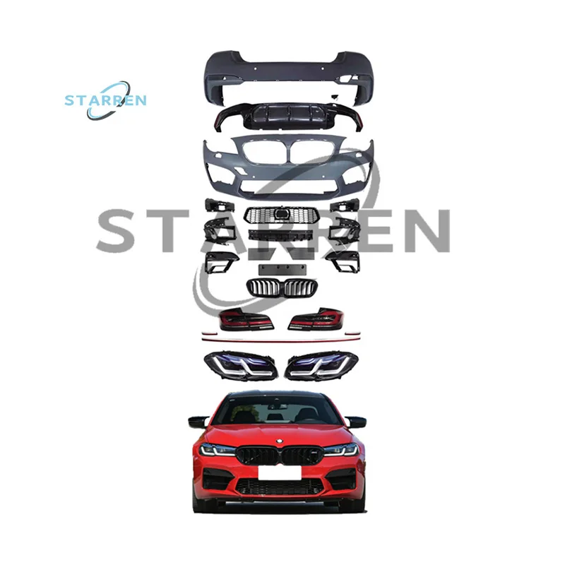 

High Quality F10 Upgrade To G30 Lci 2022 F90 M5 Bodykit For BMWs F10 Accessories Bodykit 5 Series F10 F18 Body Kit