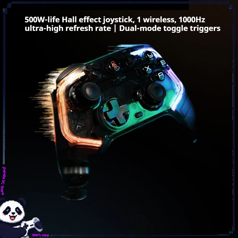 Nubia Magic Blade Game Handle Wireless Bluetooth Tri Mode switch Mobile phone Computer Aluminum Charging Base Black Myth Wukong