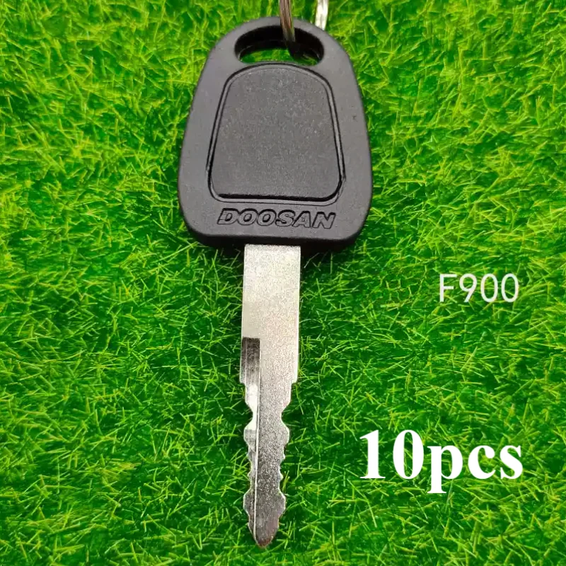 

10pcs For Daewoo Doosan Key F900 K1009605BFor Bobcat Terex Excavator Ignition Keys