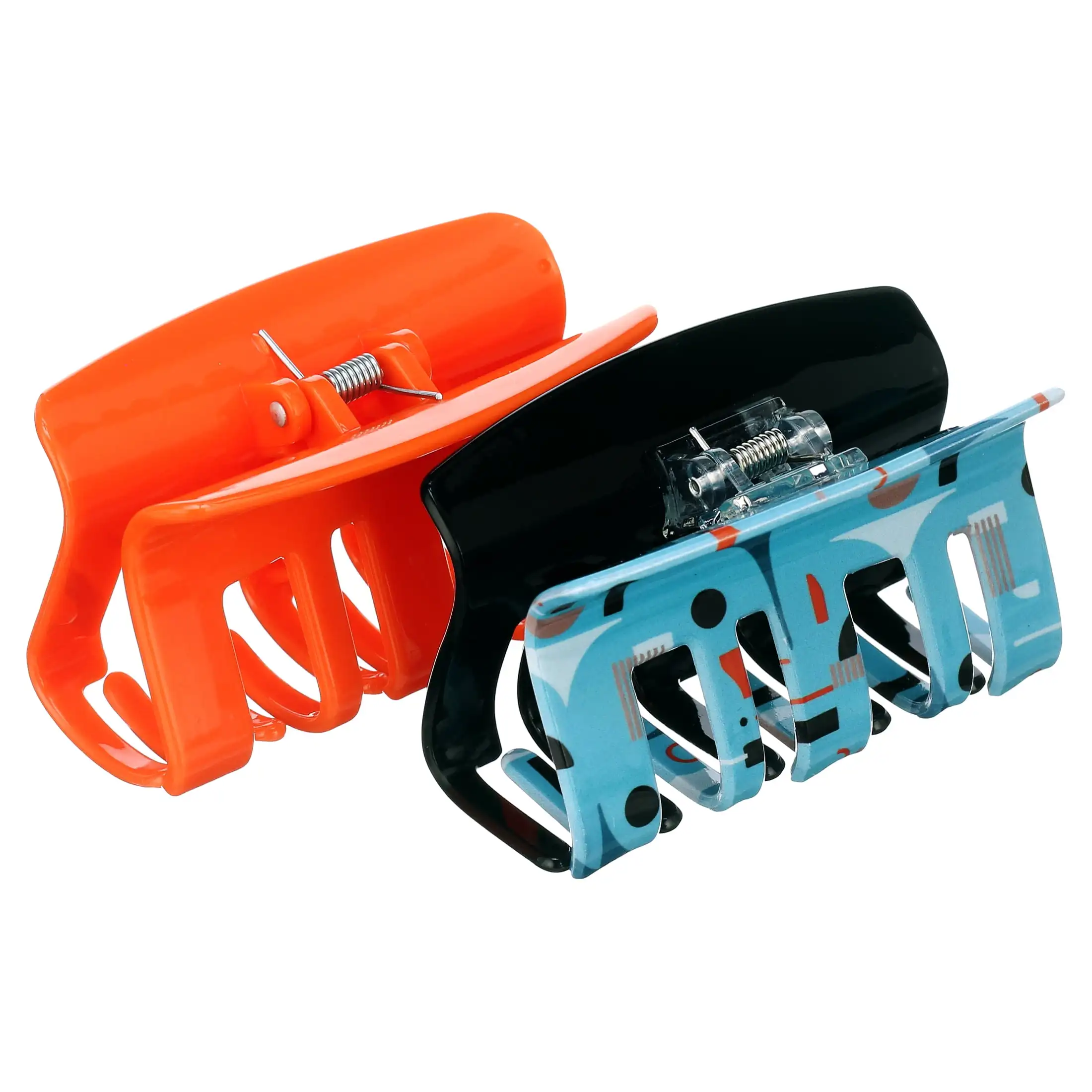 

(2 шт.) Большие скользящие зажимы-гвоздики длиной 2 карата, сильная фиксация для густых волос, приподнятых и повседневных стилей.