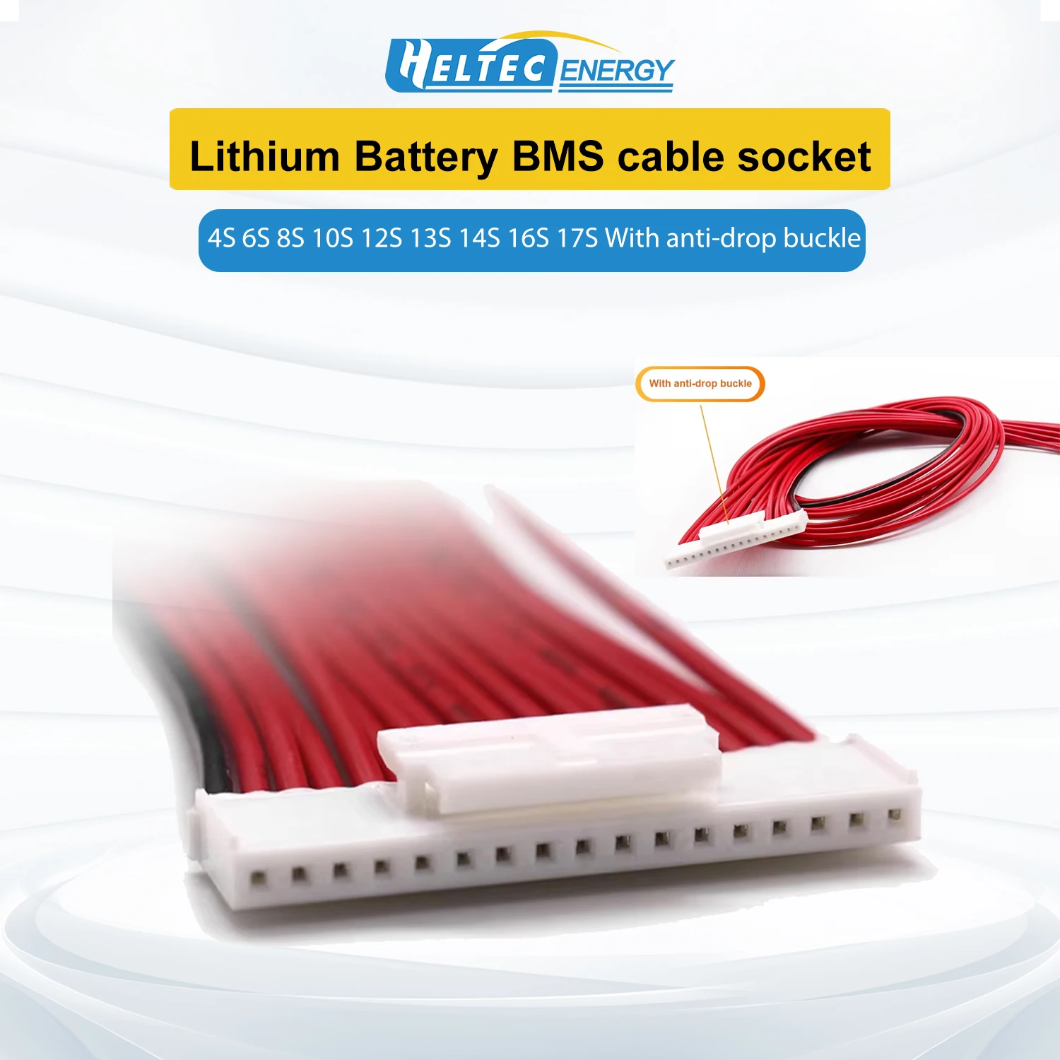 

Heltec BMS Cable Lithium Battery Protection Board Cable Suitable for 3PIN 4S 6S 8S 10S 12S 13S 14S 16S 17S
