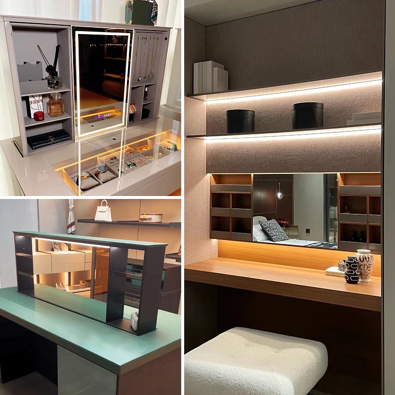 خزانة كهربائية مثبتة على الظهر لرفع لأعلى ولأسفل، خزانة معلقة، خزانة أرضية، سلة سحب، خزانة مجوهرات، أجهزة مرآة