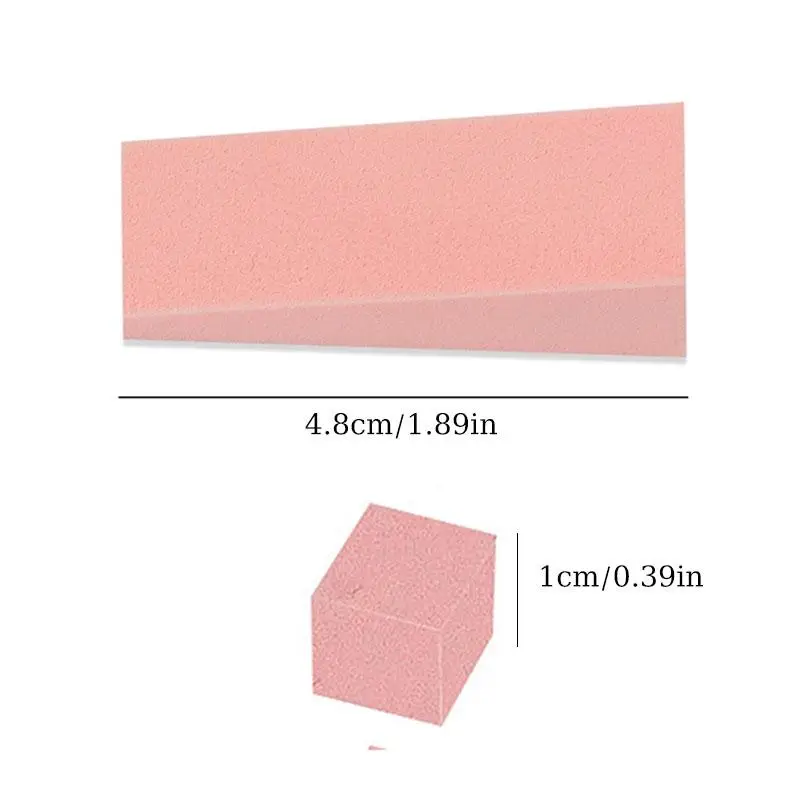 1 scatola di spugne morbide per nail art per polvere Ombre effetto sfumato schiuma per trucco spugne per nail art pennello con penna per afferrare strumenti per manicure