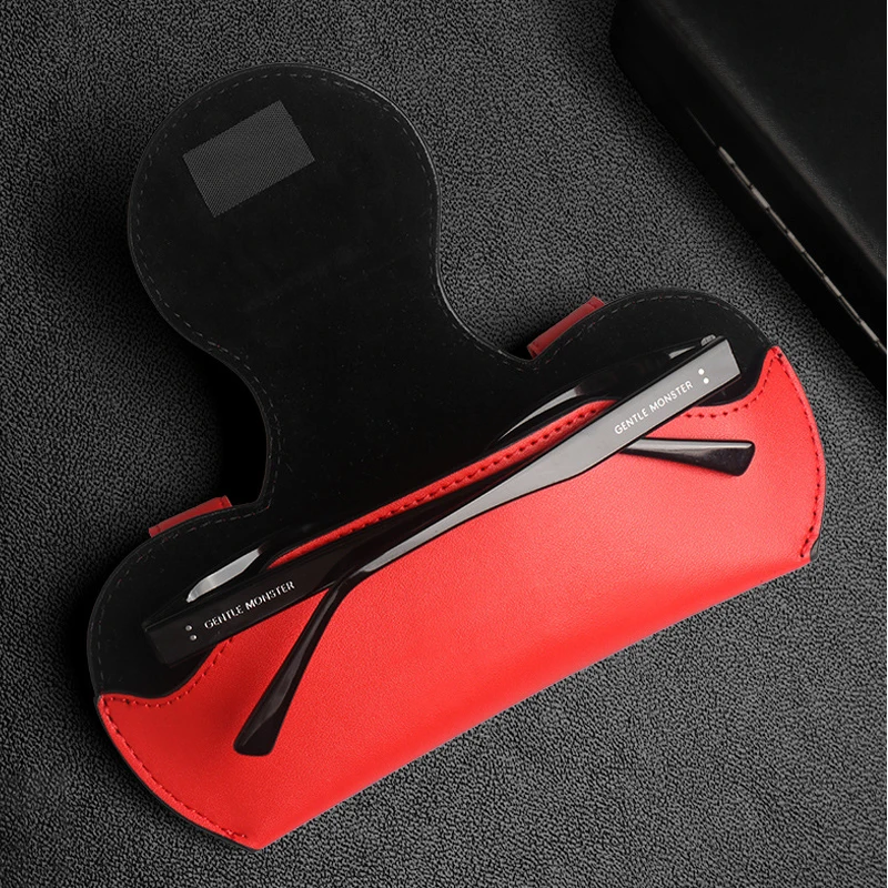 For Fiat 500X 500SPORT 500L 500c 500 500e abarth Car Sunglasses Holder Multi-function Glasses Clip Bill Clip Car accessories