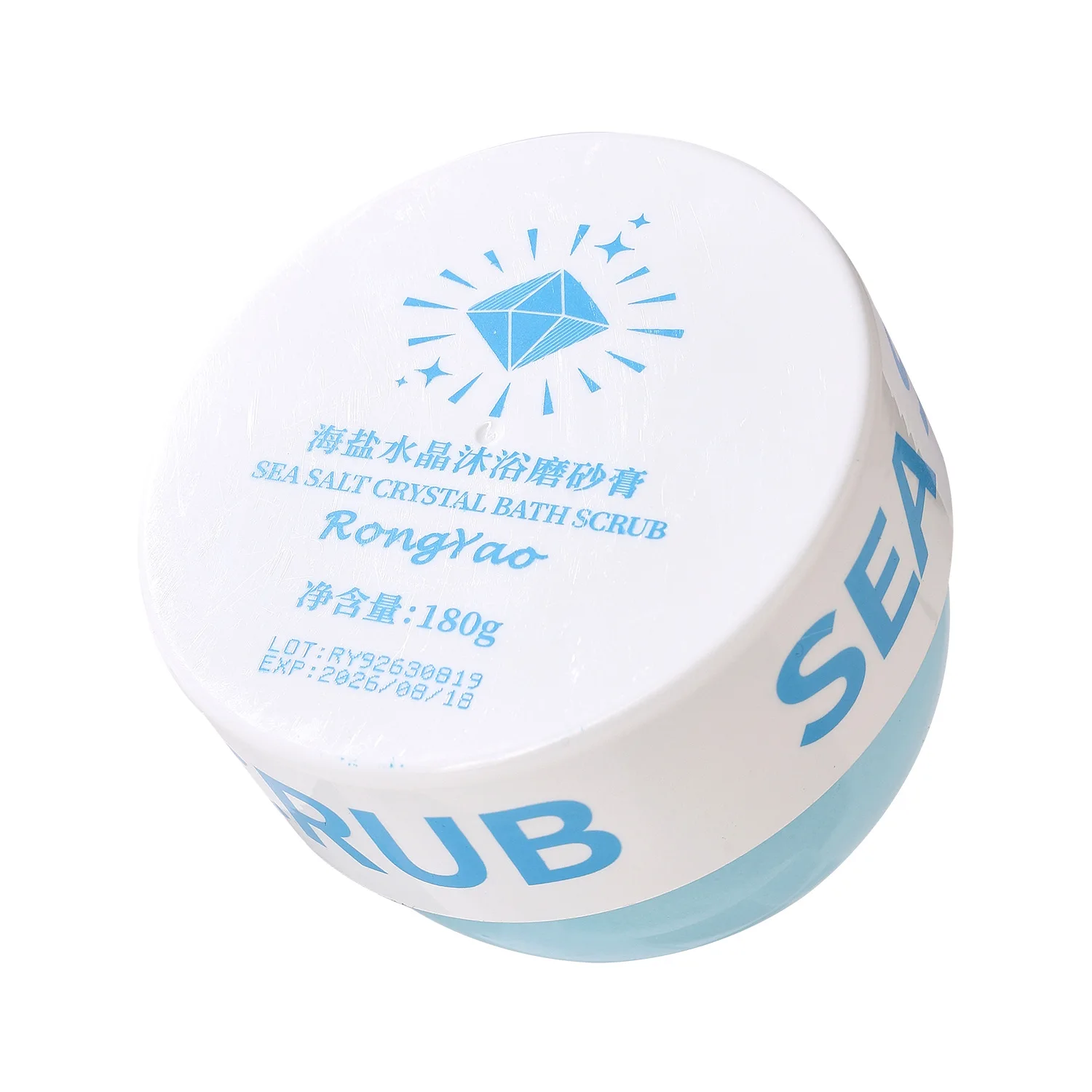 น้ำทะเลเกลือคริสตัลขัดผิวเกลือขัดผิวเจลอาบน้ำสครับผิวนุ่มลื่น/ละเอียดอ่อน/ปรับปรุงความหยาบ