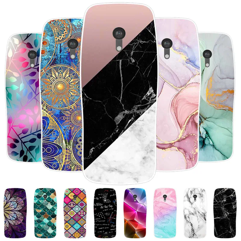 For Nokia 3120 4G 2024 TA-1618 Case Soft Silicone Clear TPU Marble Cover for Nokia3120 2024 TA-1545 TA-1549 TA-1556 Phone Cases