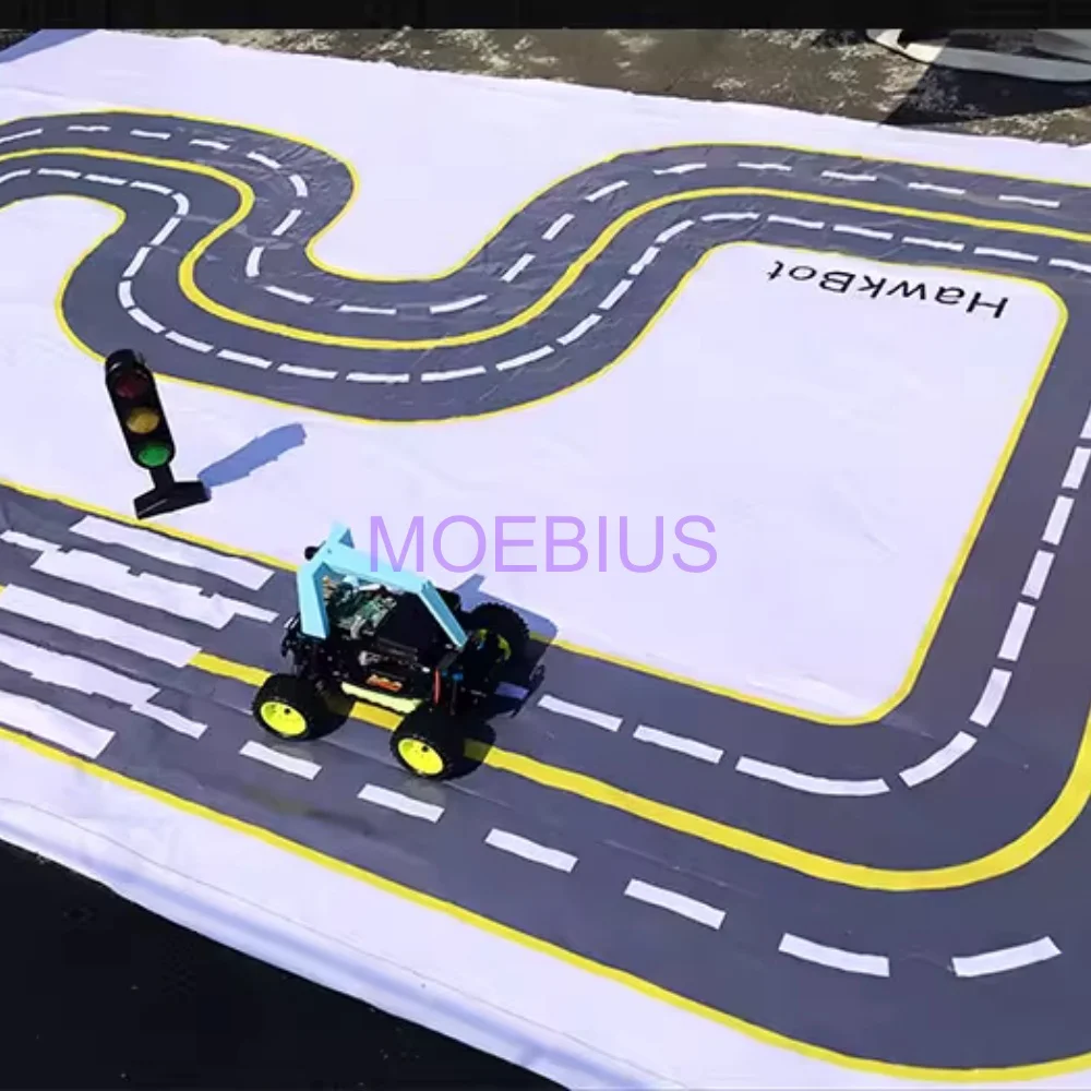 Donkeycar Raspberry Pi 5 4WD ROS Guida automatica AI Tracciamento visivo e evitamento ostacoli Intelligenza artificiale Auto Jetbot