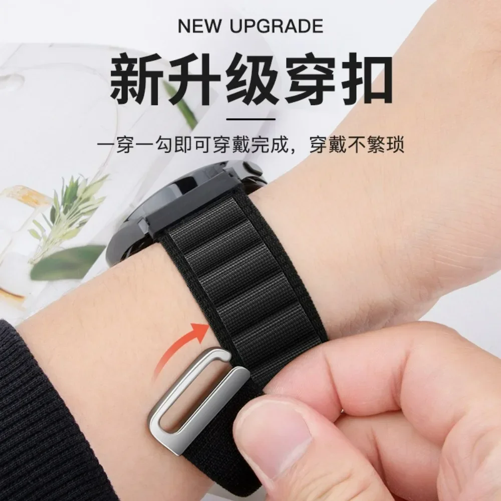 Bracelet à boucle alpine pour Huawei Watch Fit 3/4/4 pro, en Nylon, réglable et respirant, pour Huawei Watch Fit 4/3, accessoires