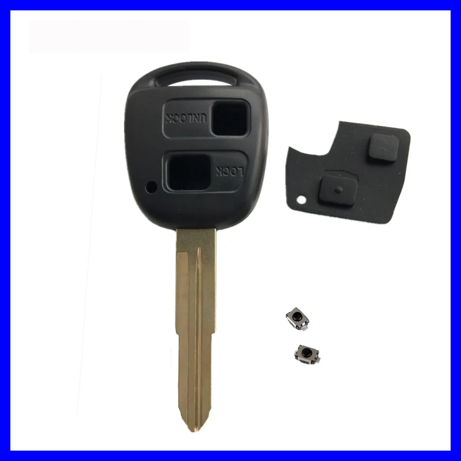 Suitable for Toyota 2 Button Car Key Housing Toyota Yaris Remote Control Housing Toyota Remote Control Key