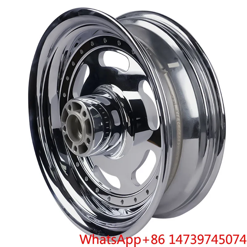 Front Chrome 21x3.5in Motorcycle Wheel For 2018-2023 Harley Softail 2014-2023 Touring Compatible Aluminum Alloy Motorcycle Wheel