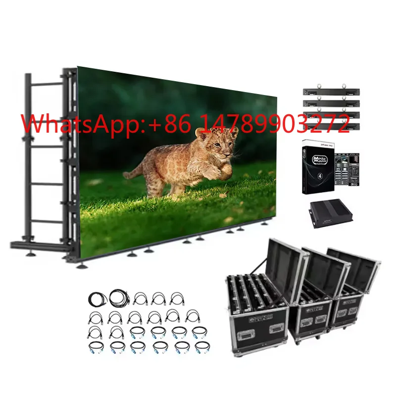 P3.91 Low Power 16bit Grayscale LED Panel Stable Large Scale Live Event Rental Video Wall Screen