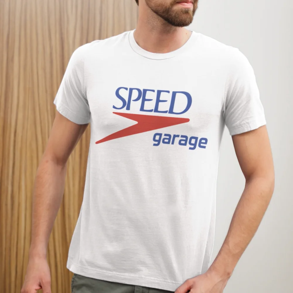 Speed Garage Tshirt Unisex Electronic Dance Music EDM Bassline UKG Bass White T