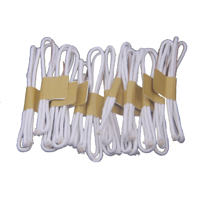 

10pcs Universal 30cm Long Cotton Core White Thread Wicks With Needle Replacement For Zippo Zorro & Most Kerosene Petrol Lighters