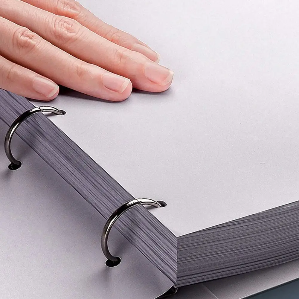 Practical PP Storage Booklet Loose Leaf A4/A5/B5 Binder Family ID Storage Bag Dustproof Archives Bag School