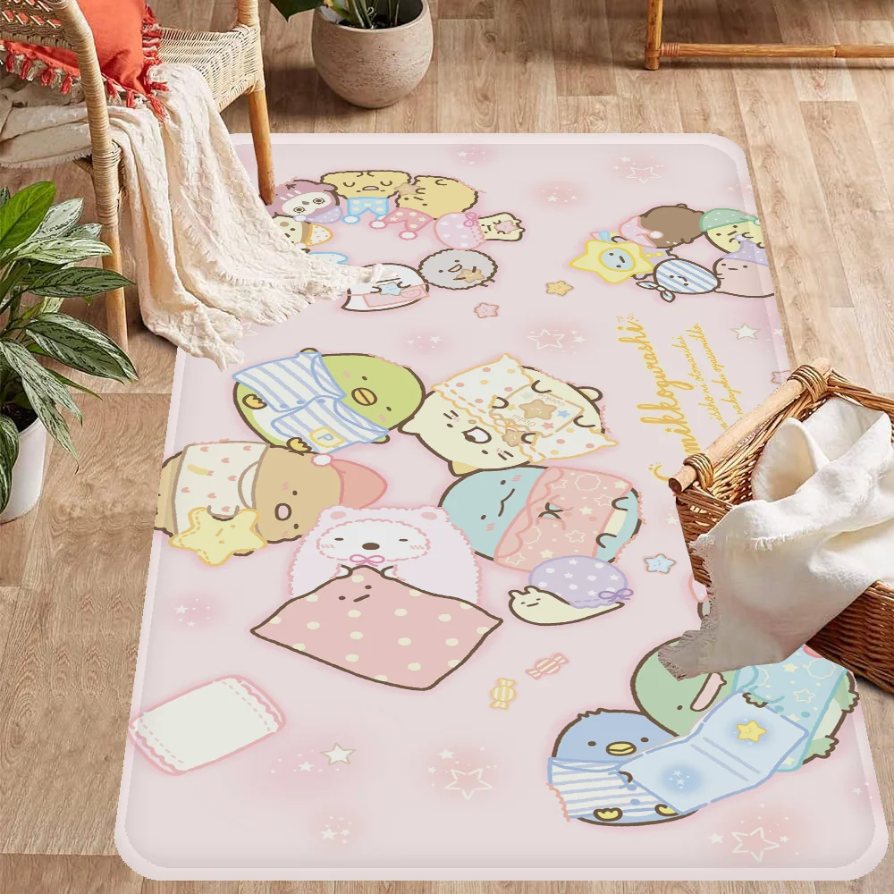 Sumikko Gurashi Bathroom Mat Anti-slip Absorb Water Long Strip Cushion Bedroon Mat Hotel Decor Mat