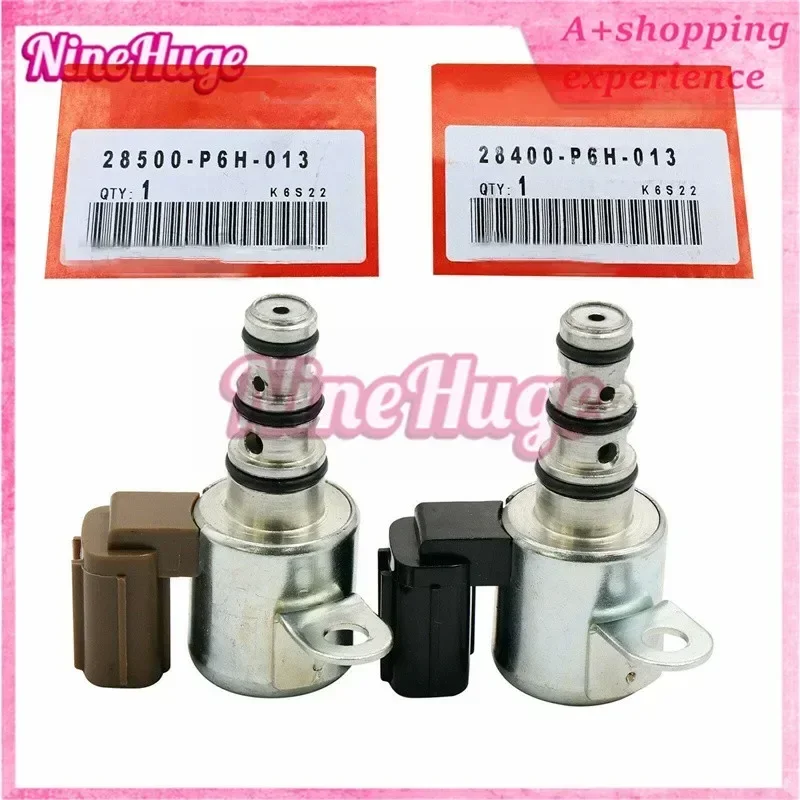 

2X Automatic Transmission Shift Control Lock Up Solenoid for HondaAccord 28400-P6H-013 28500-P6H-013 28400P6H003 28500P6H003