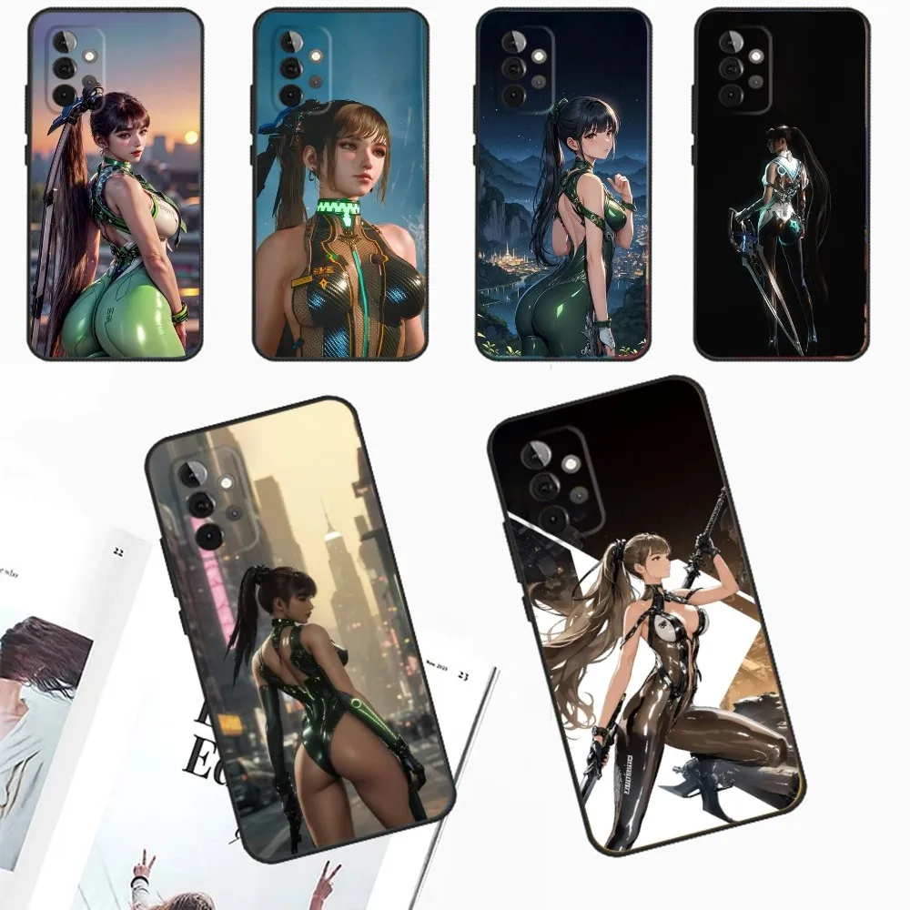 Game Stellar Blade Phone Case For Samsung Galaxy A13,A21s,A22,A31,A32,A52,A53,A71,A80,A91 Soft Black Phone Cover