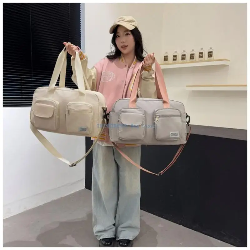 340D Travel Bag Luggage Bag Sport Bag Large Capacity Swimming Bag Fitness Bag with Wet and Dry Separation Overnight Bag