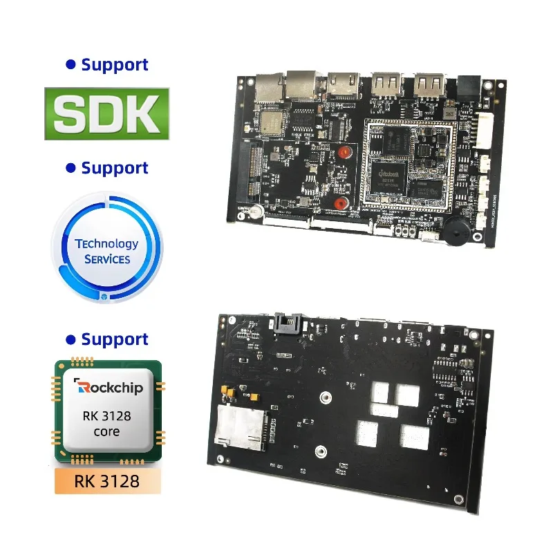 

RG32 Rockchip Rk3128 Материнская плата Android RJ45 WIFI HD LVDS VGA Linux Медиаплеер Pcba Разработка Pcba Плата