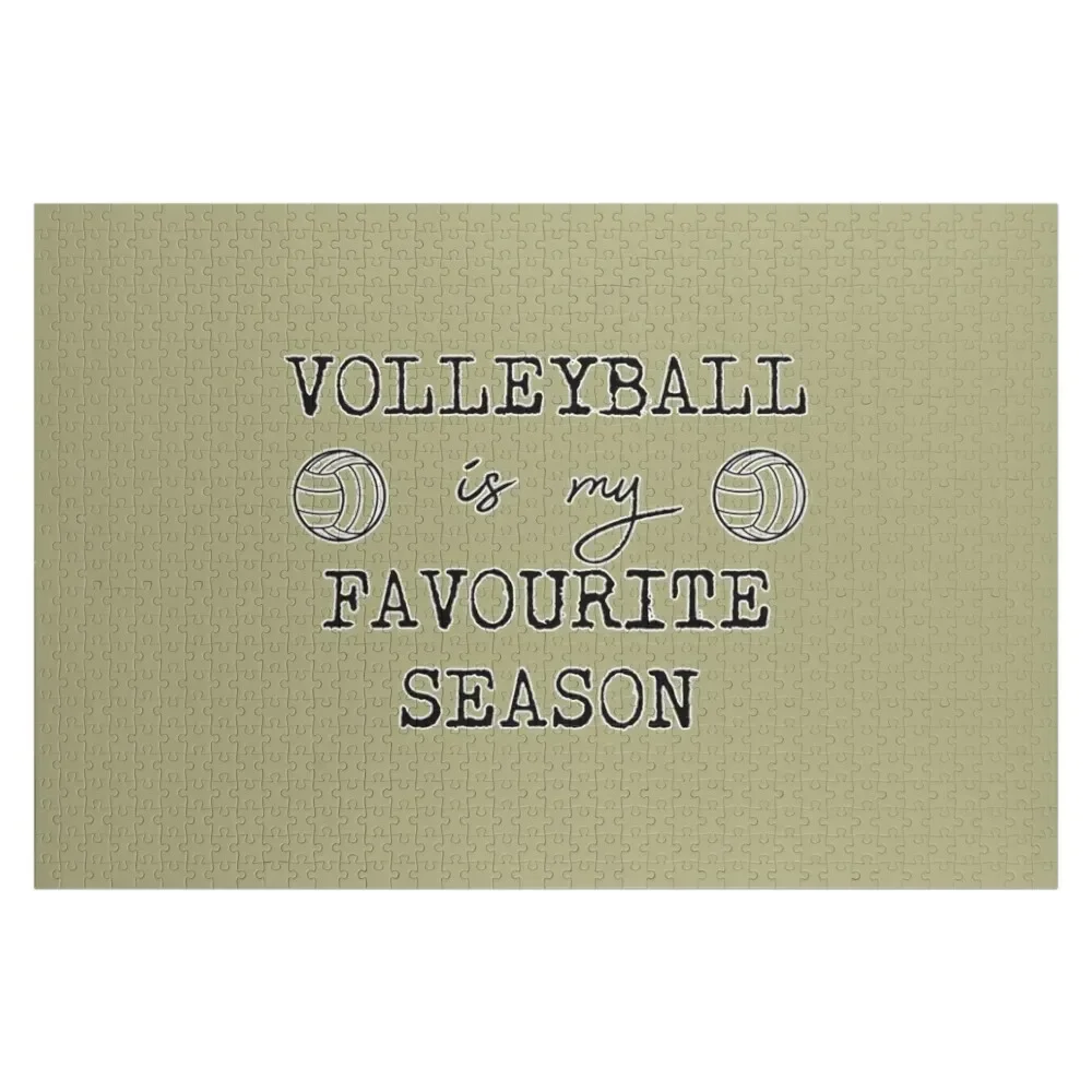 Volleyball is my favourite season Jigsaw Puzzle Novel Toys For Children 2022 Wooden Decor Paintings Puzzle