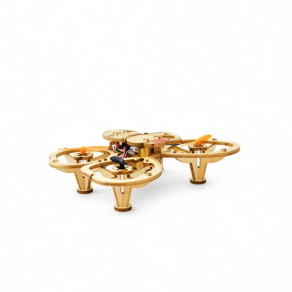 Hobby Science Lab - Wooden DIY Quadcopter Assembly Kit STEM