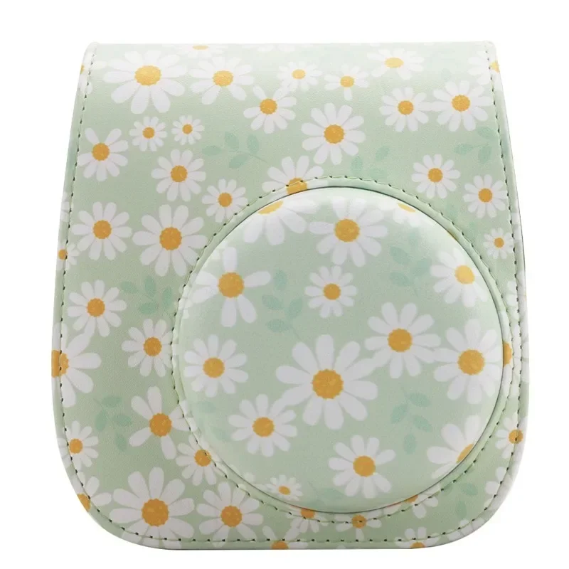 Universal para câmera Instax Mini 12/11/9/8 PU couro bolsa de ombro