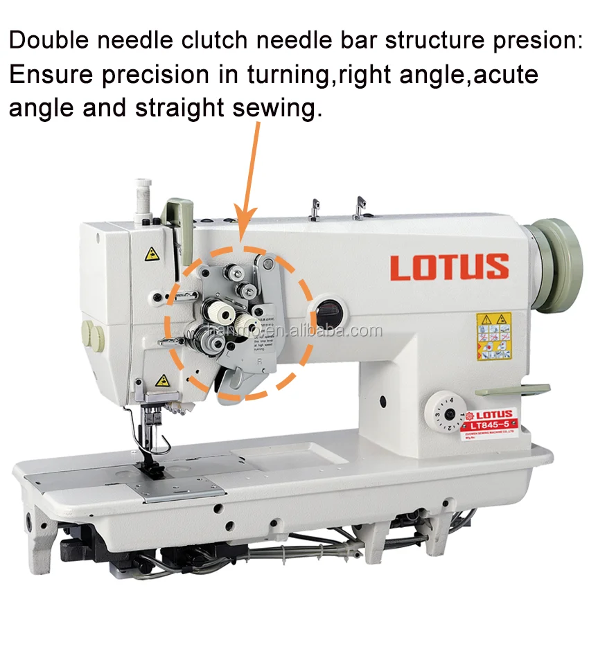 MC 845 High Speed Double Needle Lockstitch Sewing Machine Series