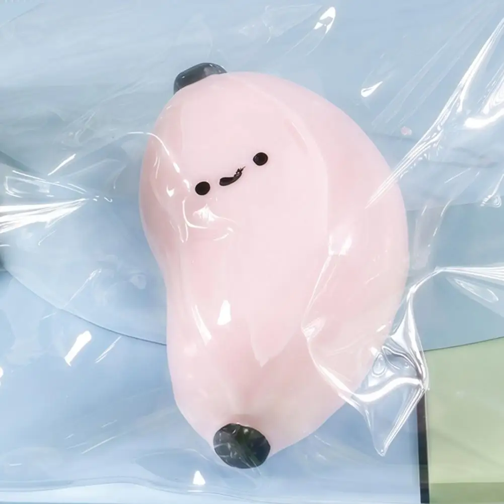 Tpr Squeeze Ball Banana Stress Relief Toy Soft Tpr Cartoon Banana Squeeze Toy for Anxiety Relief Stress for Teens for Relaxation