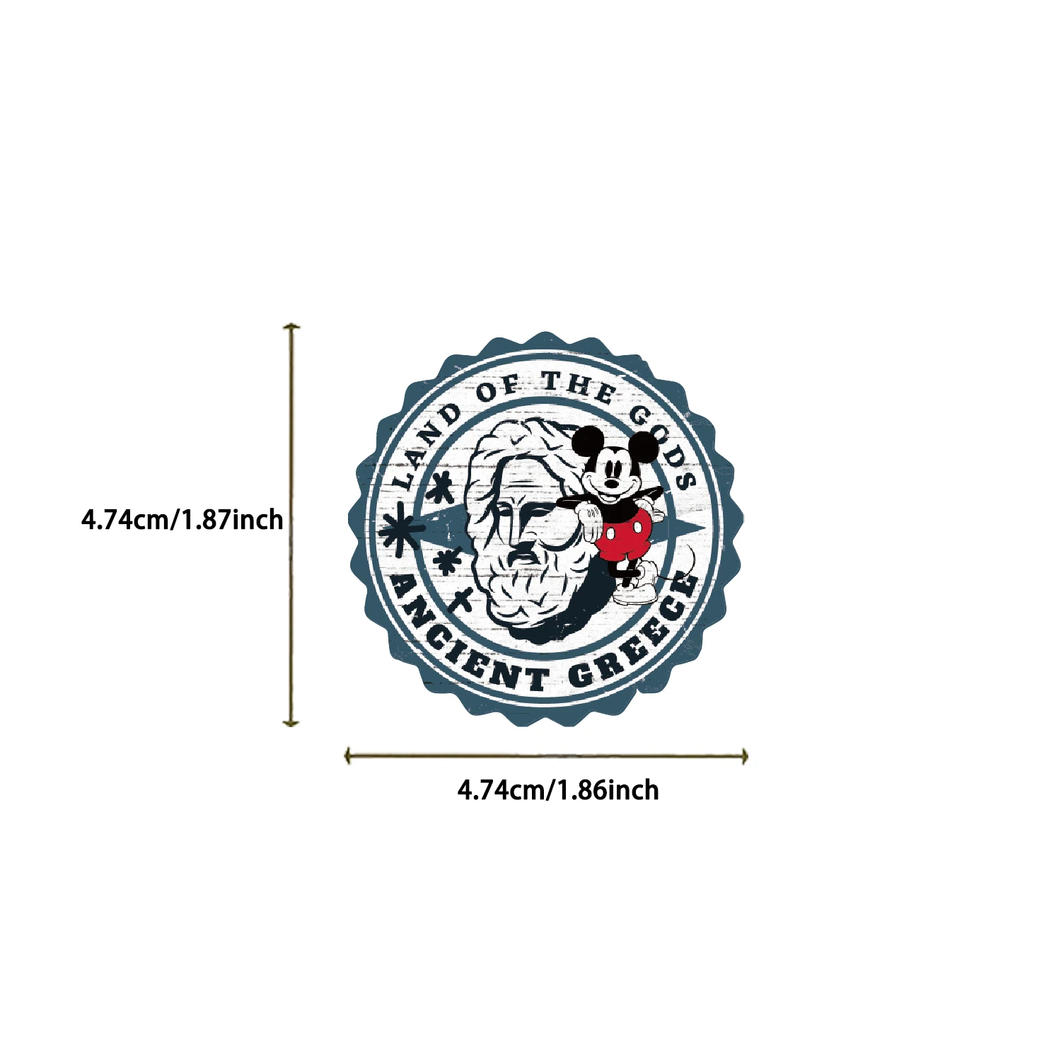 50 pezzi Disney Vintage Mickey francobolli adesivi cartoni animati simpatici graffiti decalcomanie per laptop scrapbook adesivo diario bagagli