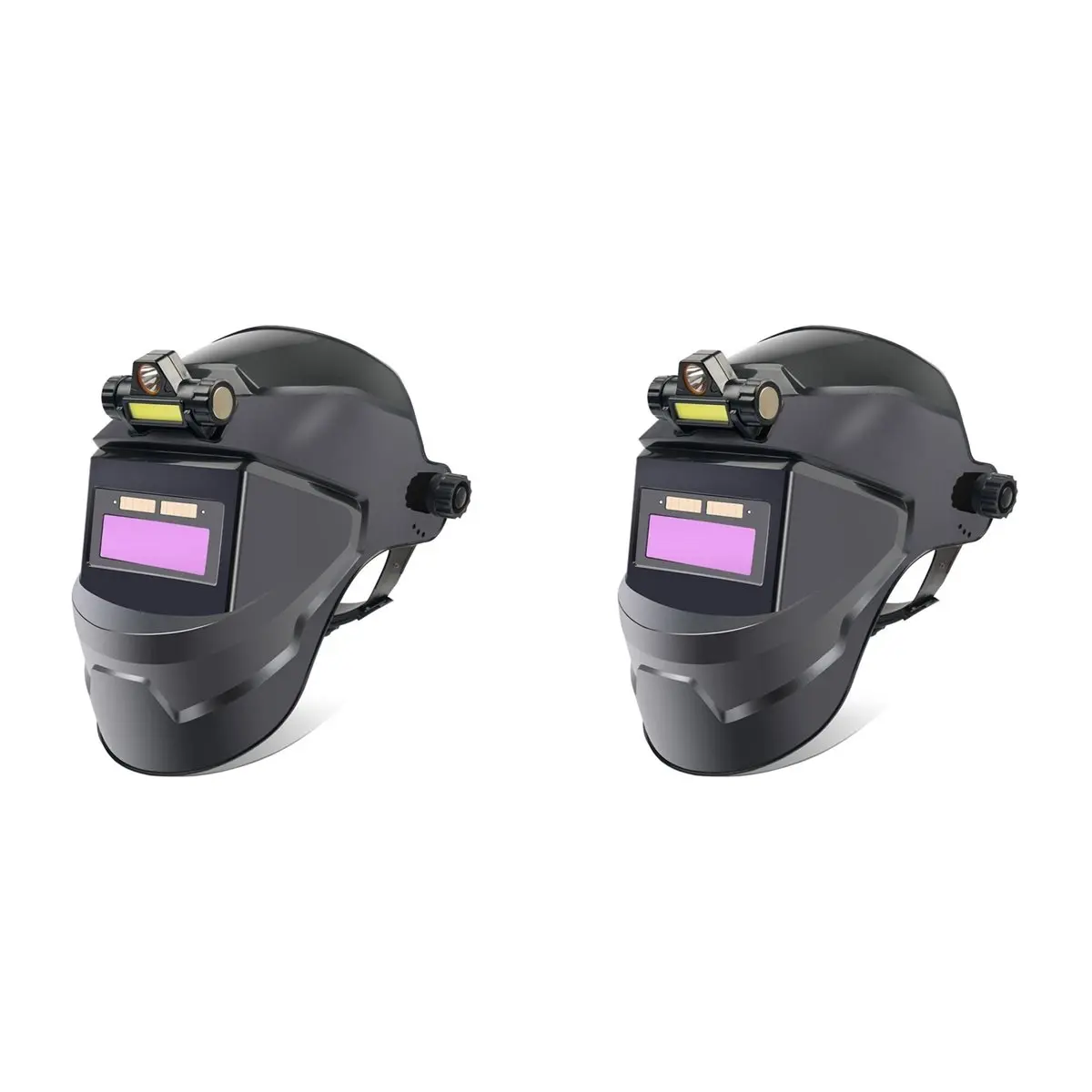 

[Y67A] 2X сварочные маски, автоматическая регулировка света, автоматическое затемнение, сварочная маска для лица