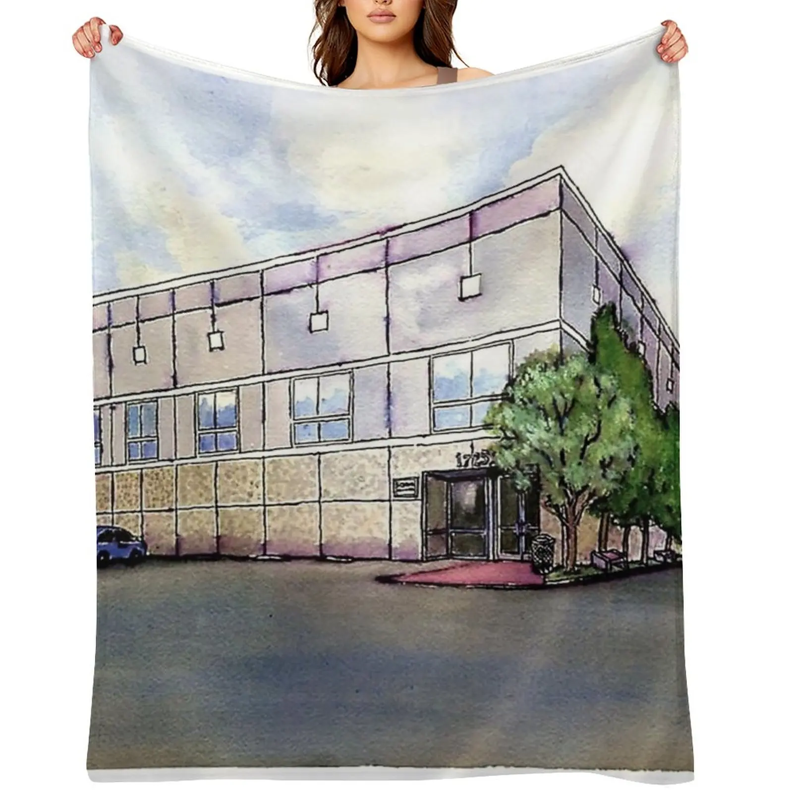 

The Office By Pam Beesly(Halpert) Throw Blanket christmas decoration Retros Multi-Purpose Vintage Blankets