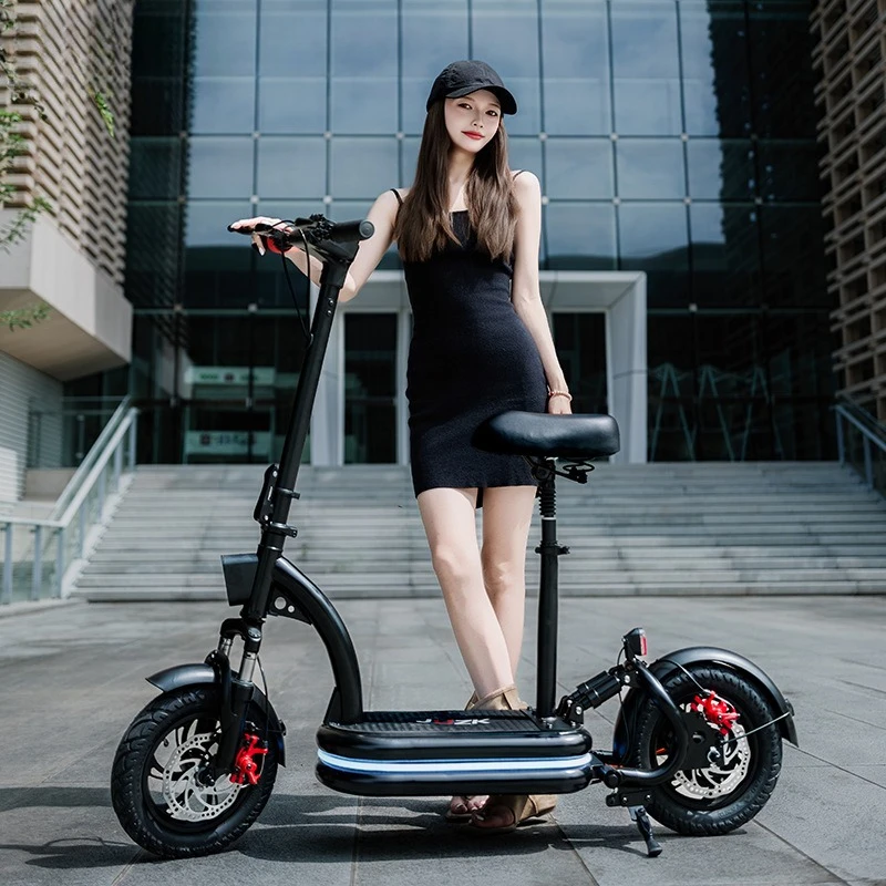 Suitable for electric vehicles, small electric scooters, lithium batteries, battery cars, foldable men's and women's scooters