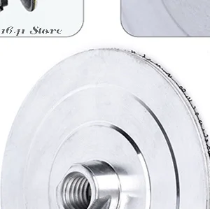 وسادة داعمة بقاعدة ألومنيوم M14، قطعة واحدة، 4 بوصة، مثالية لتلميع الماس، ملحقات أدوات Ecoflow Festool