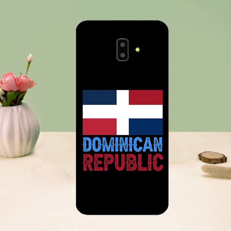 Flag of Dominican Republic Case Cover For Samsung A6 A7 A8 A9 J8 2018 A3 A5 J1 2016 J3 J5 J7 2017 J6 J4 Plus Case