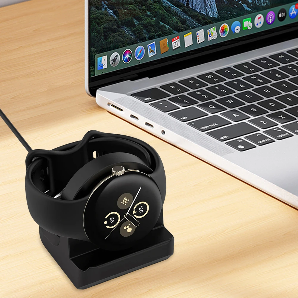 

Desktop Dock Charger Adapter Stand Holder Silicone Non-Slip Charging Stand Dock Holder Charging Dock Stand for Fitbit Ace LTE