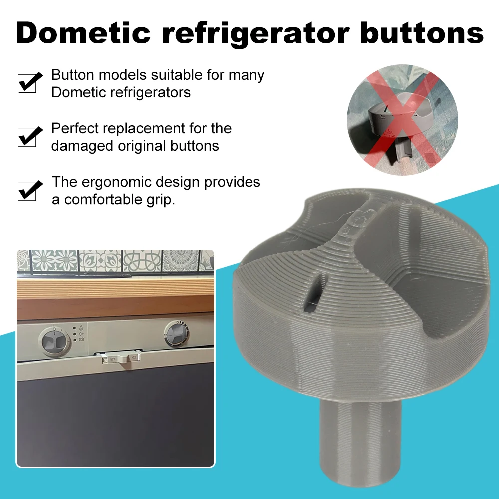 

Caravan Motorhome Refrigerator Button RV Button Model Car Refrigerator Button Replacements For Dometic Refrigerators Accessories