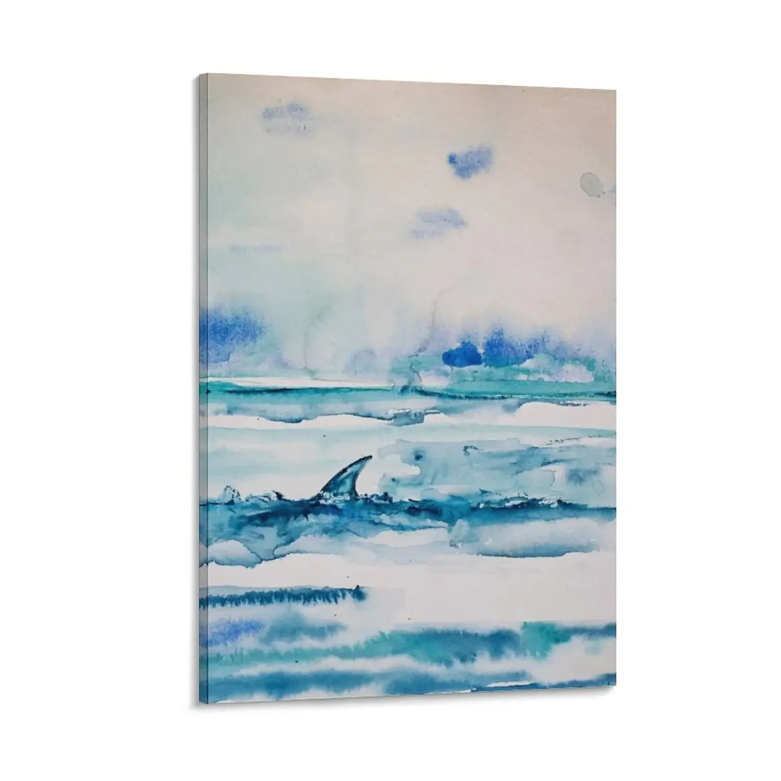 

Shark fin Canvas Painting vintage home decor decorative wall poster Wall paintings