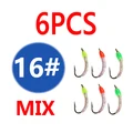 6pcs size 16 MIX