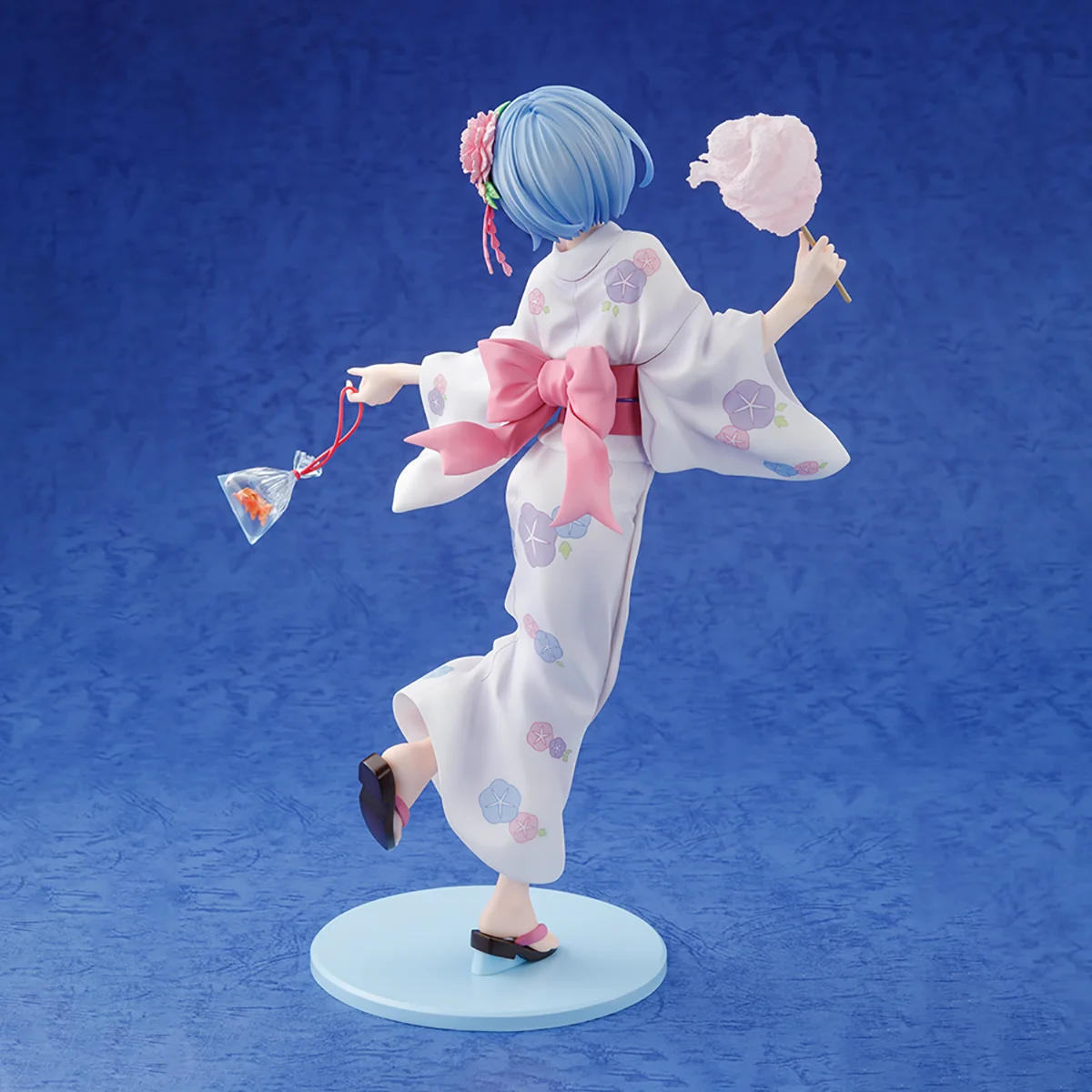 متوفر في المخزون الأصلي Claynel Kadokawa المطلي مسبقًا KDcolle Re: Zero Kara Hajimeru Isekai Seikatsu Rem Yukata Ver. أنيمي نموذج لجسم