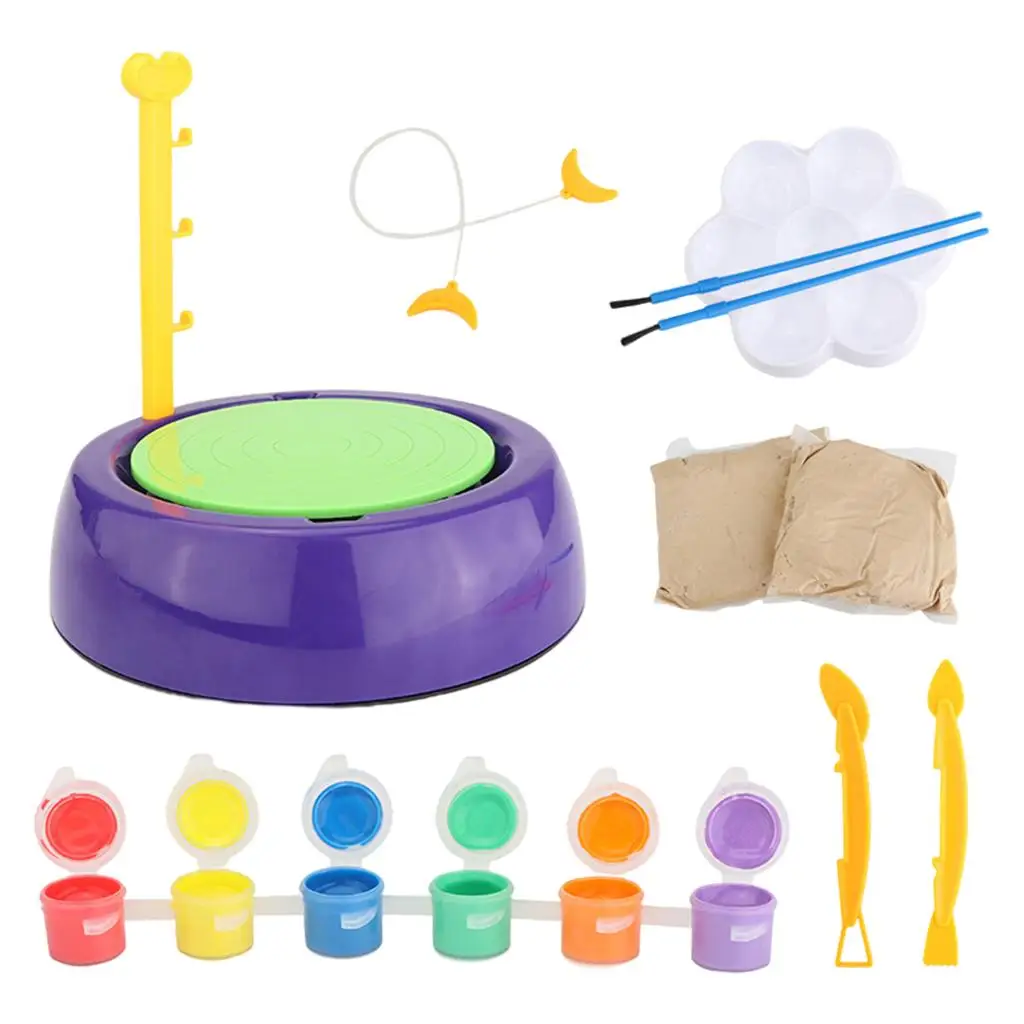 

DIY Pottery Kit Toys Air Dry Modeling Kits Set Educational toy Supplies