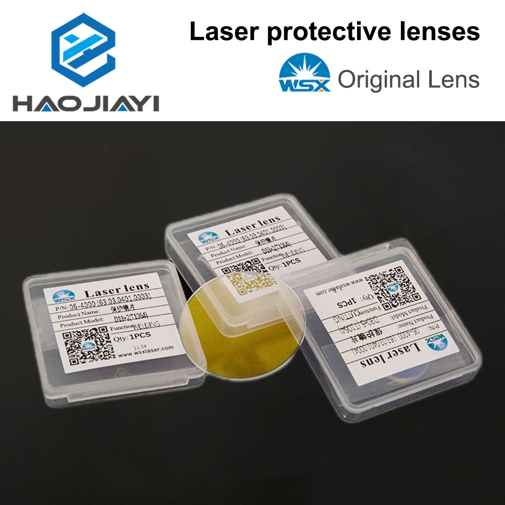 WSX Laser Original Lens 30x5 Protective Windows 4KW 1064nm JGS1 Fused Silica Optical 18x2 20x2  For Fiber Cutting Head KC13/15