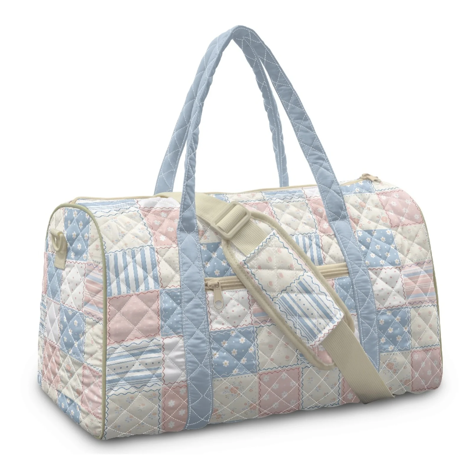 Coloranimal 4Th Of July Carry On Luggage Bag Polyester Lightweight Quilted Travel Duffels for Camping 2026 New