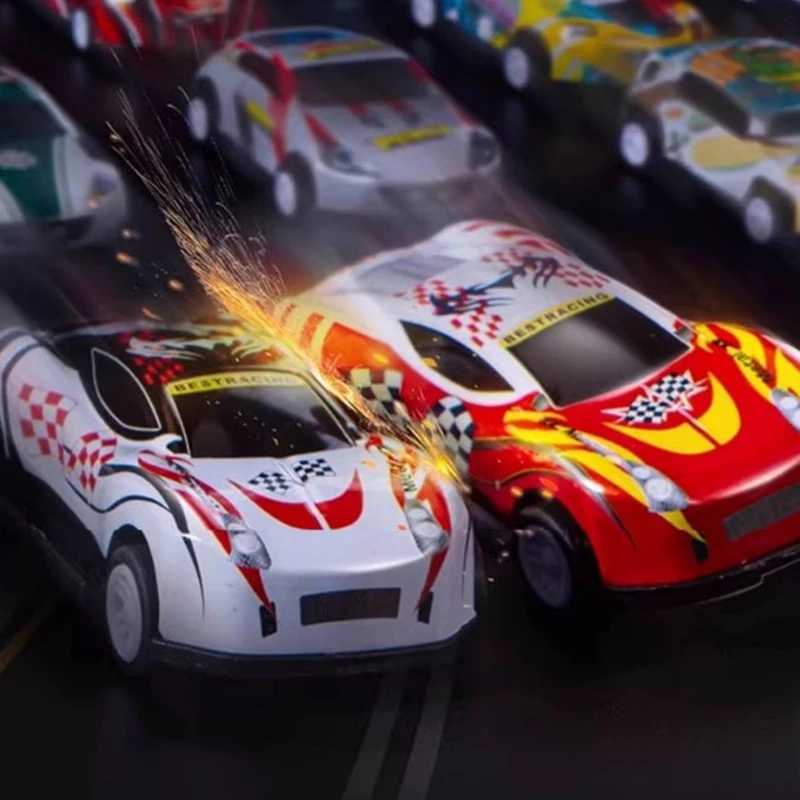 ชุดรถของเล่นโลหะผสมแบบดึงกลับ 20 ชิ้น รถของเล่นขนาดเล็ก รถของเล่นแบบผลักและดึงกลับ รถแข่งของเล่น