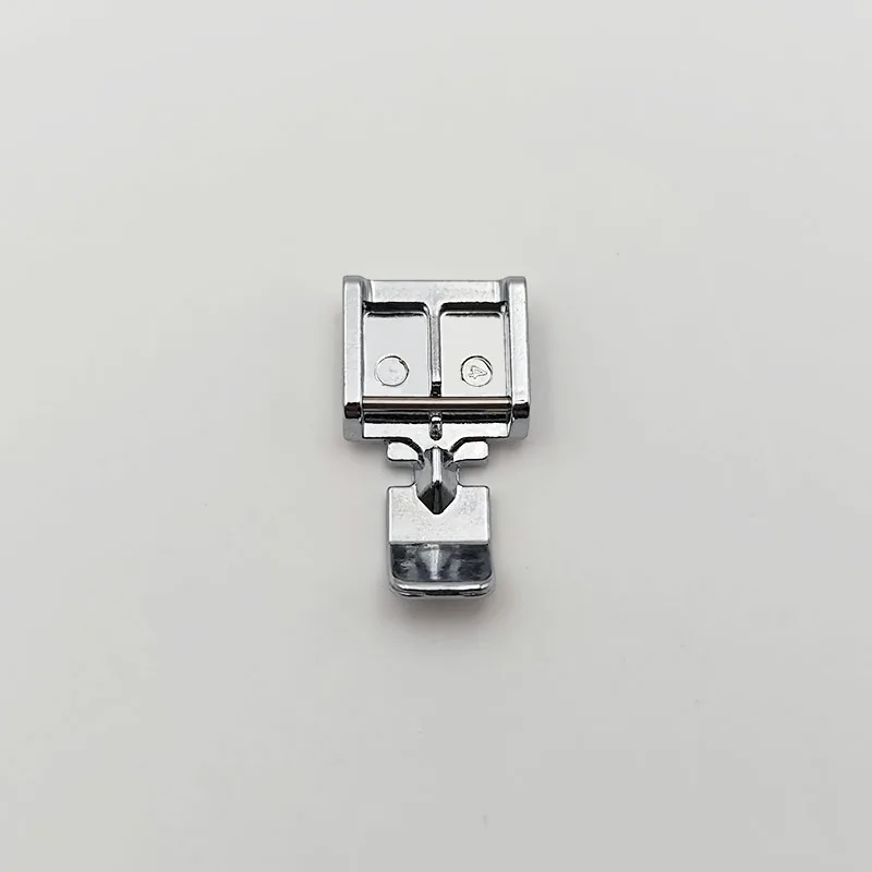 Compatible Metal Zipper Presser Foot Left & Right Single Sides For Household Snap-on Sewing Machines Brother Singer Janome