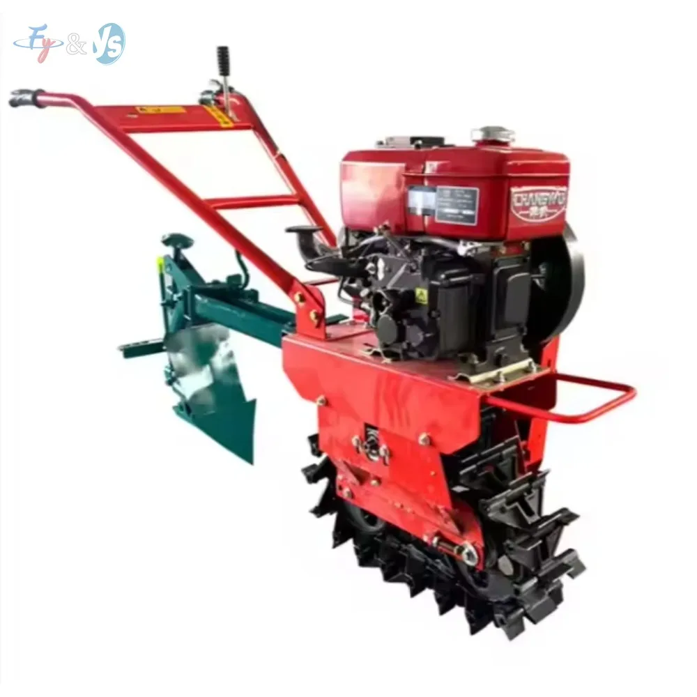 

Petrol/Diesel Cultivator, Manual Power Tiller, Soil Cultivator Machine, Plough Tiller & Seeder for Fertilizer Ditching Farm Work