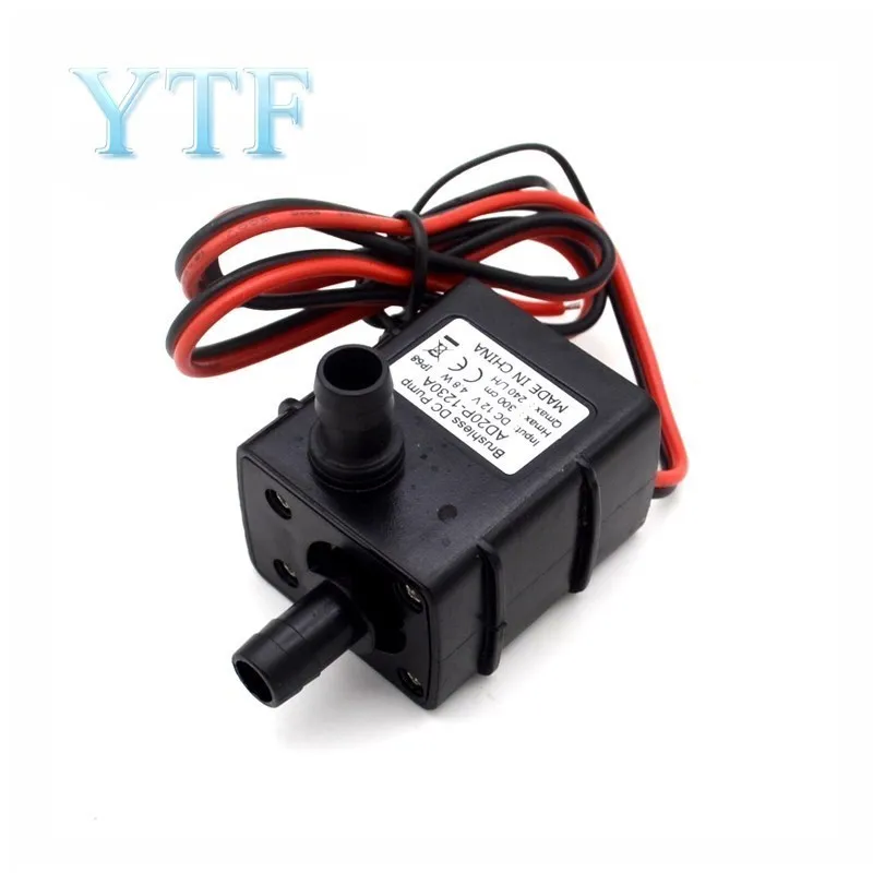 Ultra-quiet Mini Brushless DC Water Pump DC 12V 240L/H Submersible Fountain Aquarium Circulating