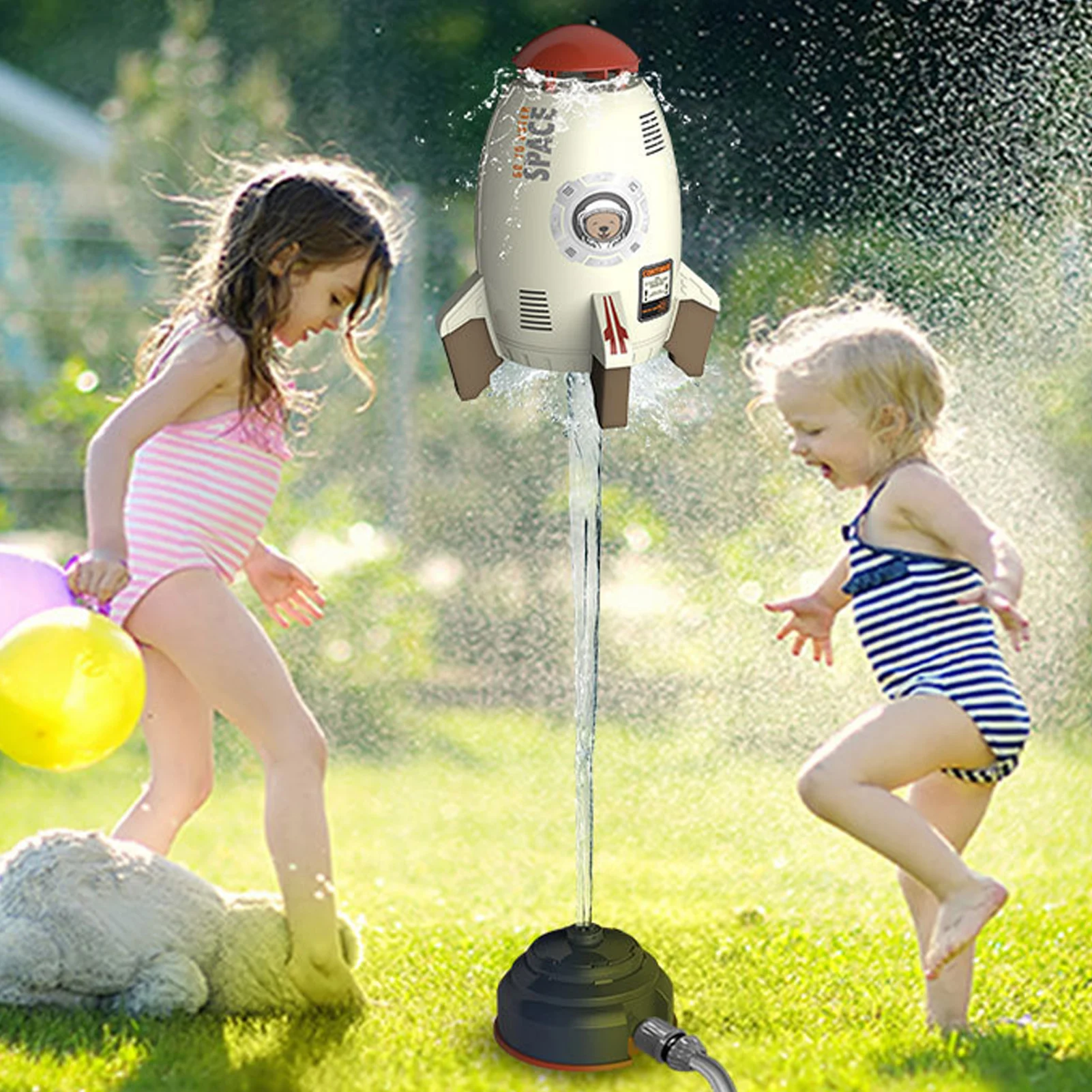 Rocket Launcher Toys Outdoor Rocket Water Pressure Lift Sprinkler Toy Fun Interaction In Garden Lawn Water Spray Toys for Kids