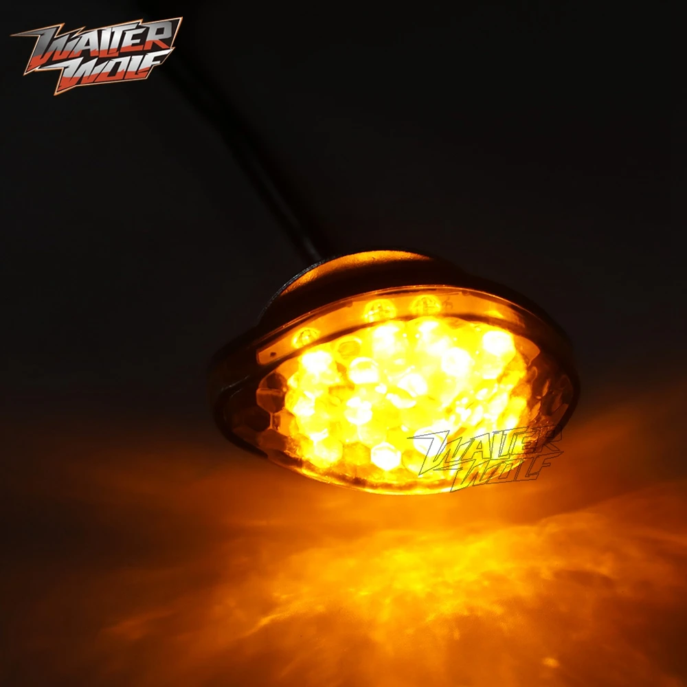Motorcycle Smoke LED Turn Signal Flasher Blinker Light For Honda CBR 600RR 1000RR Fireblade CBR600F CBR600F4 CBR600 RR F F4